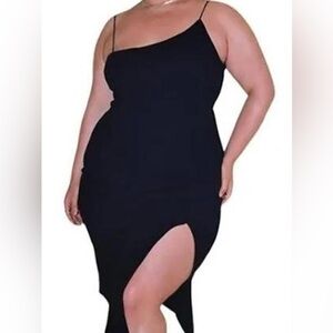 Princess Polly Chic Black One-Shoulder Dress